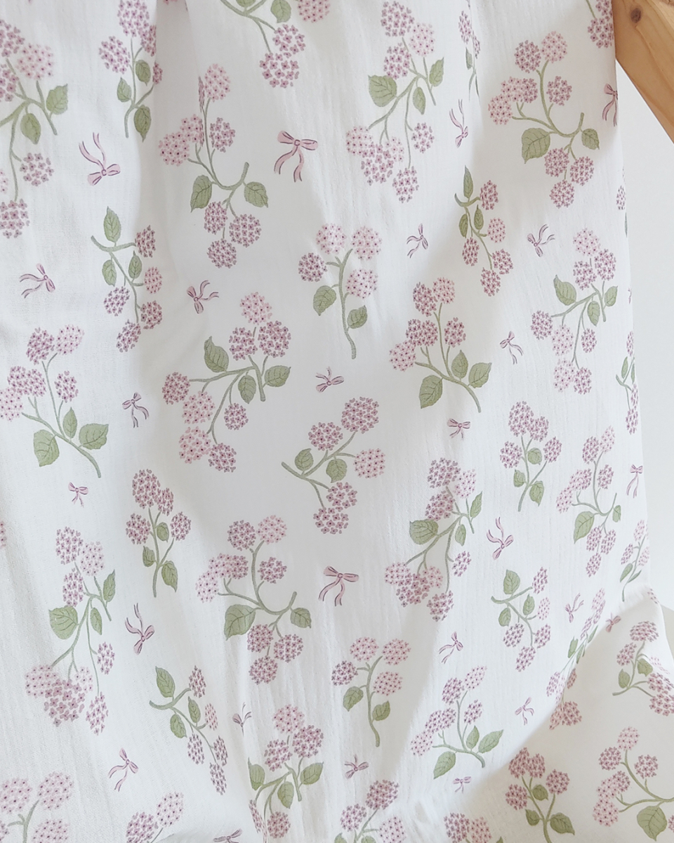 Hydrangea and bows - pink
