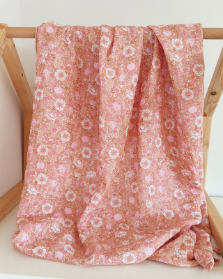 Autumn blooms dusty rose - muslin