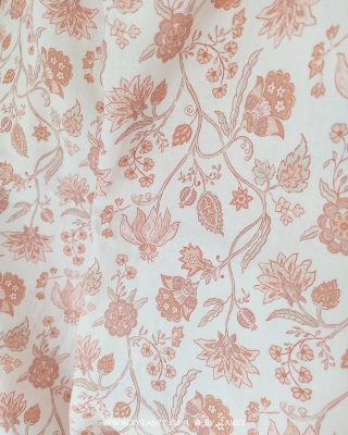 Chintz warm terracotta