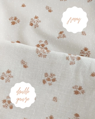 vintage flowers beige