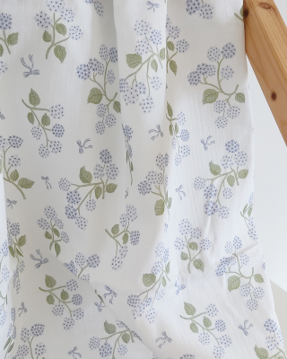 Hydrangea and bows - blue
