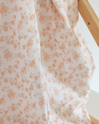 tiny flowers peach