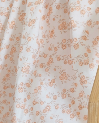 tiny flowers peach