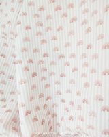 Boho rainbows & stripes pink