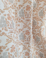 flora blue beige