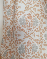 flora blue beige