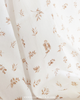 Watercolor leaves beige