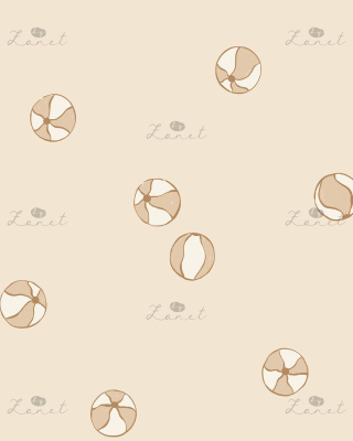 BEACH BALLS beige - 30 CM