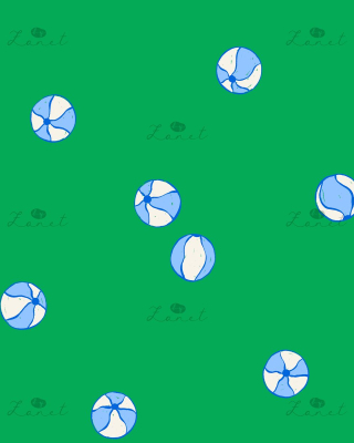 Beach balls electric green - 30 cm