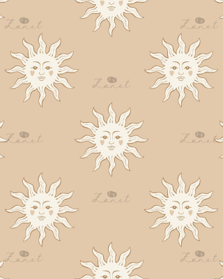 SUN FACE beige - 30 CM