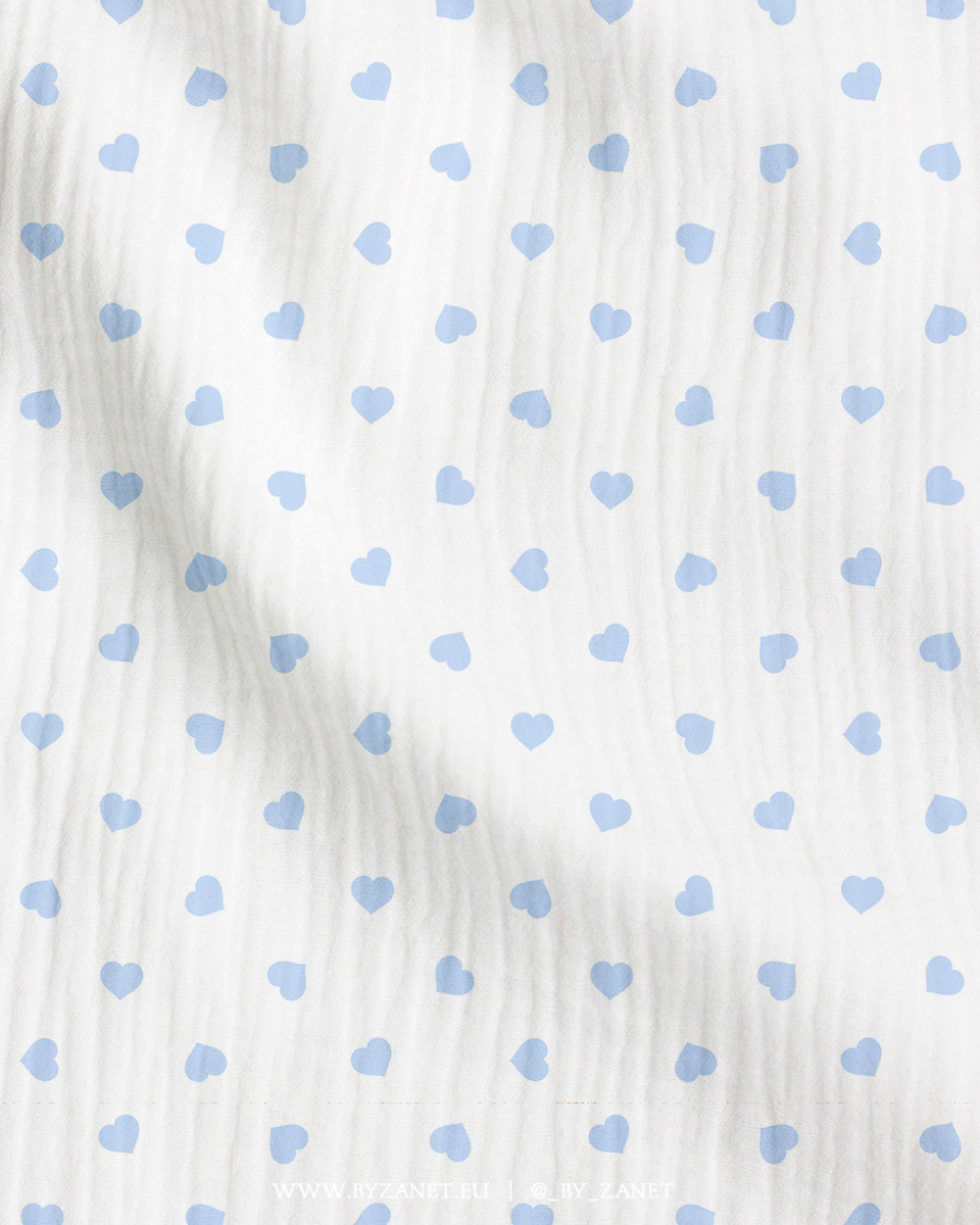 hearts light blue