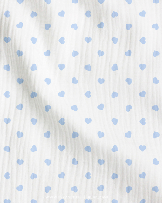 hearts light blue