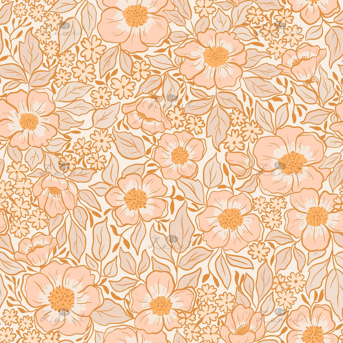 garden blooms peach - 15 cm