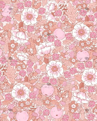 autumn blooms dusty rose - 20 cm