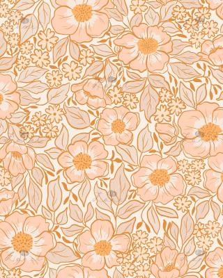 garden blooms peach - 15 cm