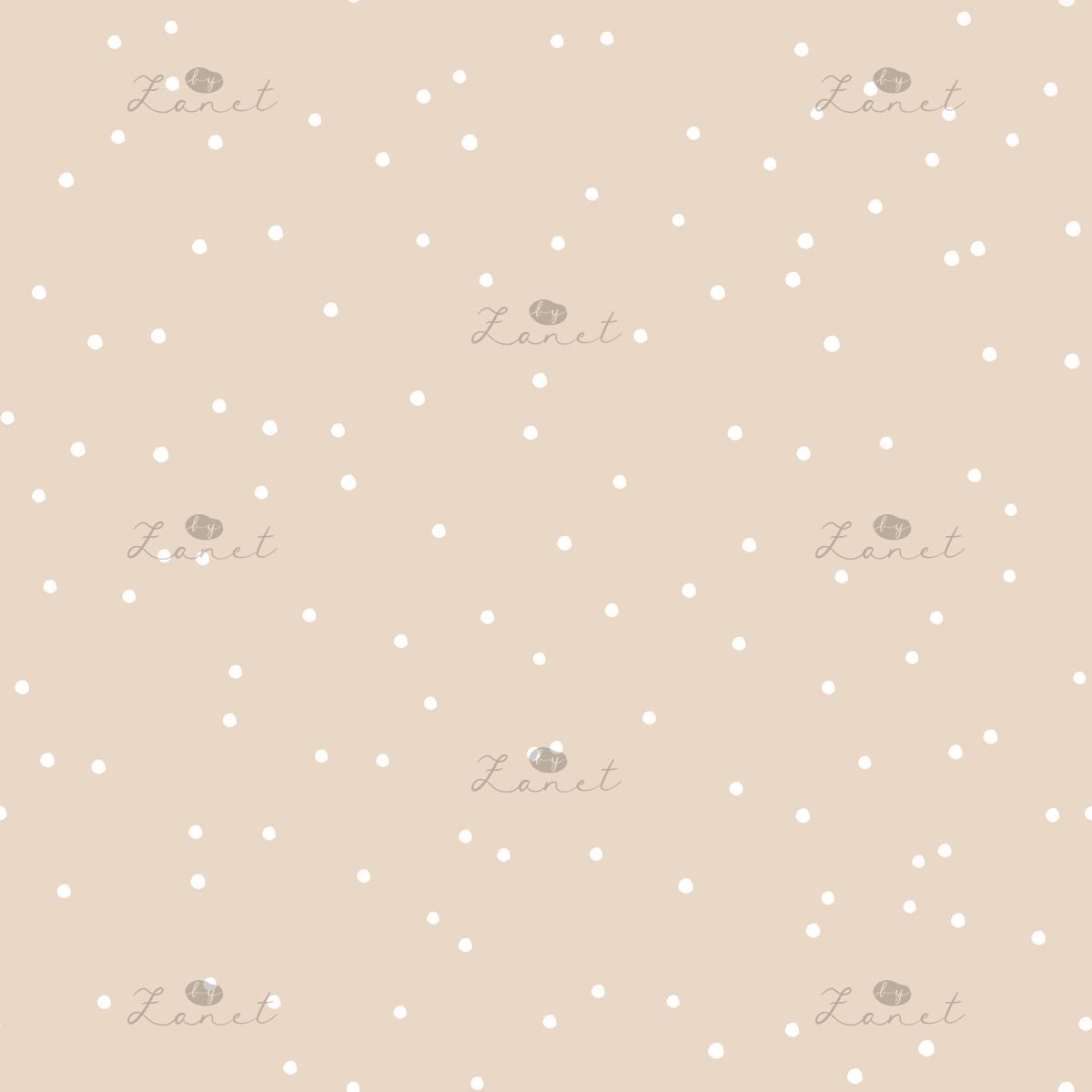 bodky beige white - 30 cm