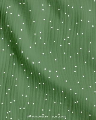 Dots spruce green