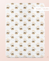 safari baby blanket panel with name