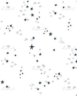 hviezdičky navy blue - 20 cm